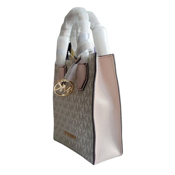 Michael Kors Mercer Extra-Small Logo & Leather Crossbody Bag - Picture 6 of 7